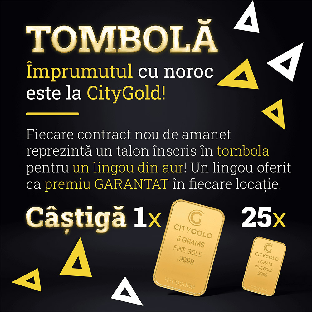 Participă la Tombola CityGold